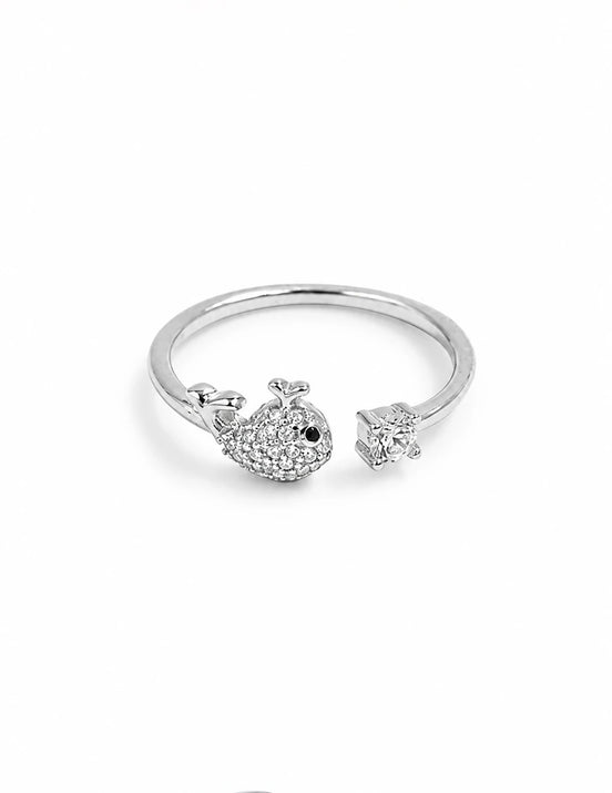 Lucky Whale Ring