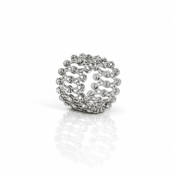 Reverie Flex Ring Bracelet silver