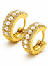 Pearl Radiance Hoop Earrings