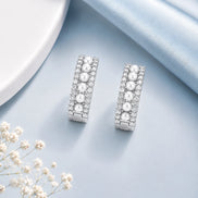 Pearl Radiance Hoop Earrings
