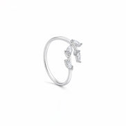 Marquise Leaf Open Ring