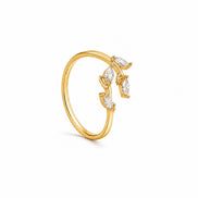 Marquise Leaf Open Ring