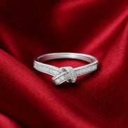 Baguette Knot Ring