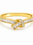 Baguette Knot Ring