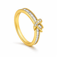 Baguette Knot Ring