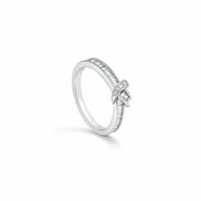 Baguette Knot Ring