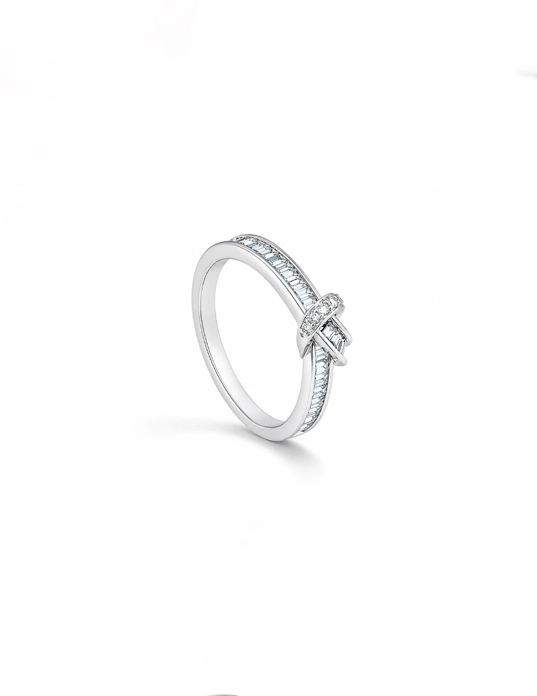 Baguette Knot Ring
