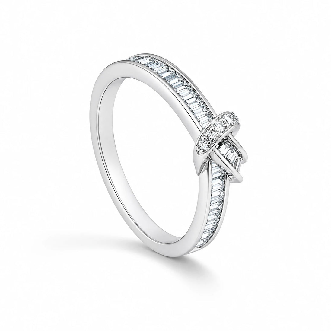 Baguette Knot Ring