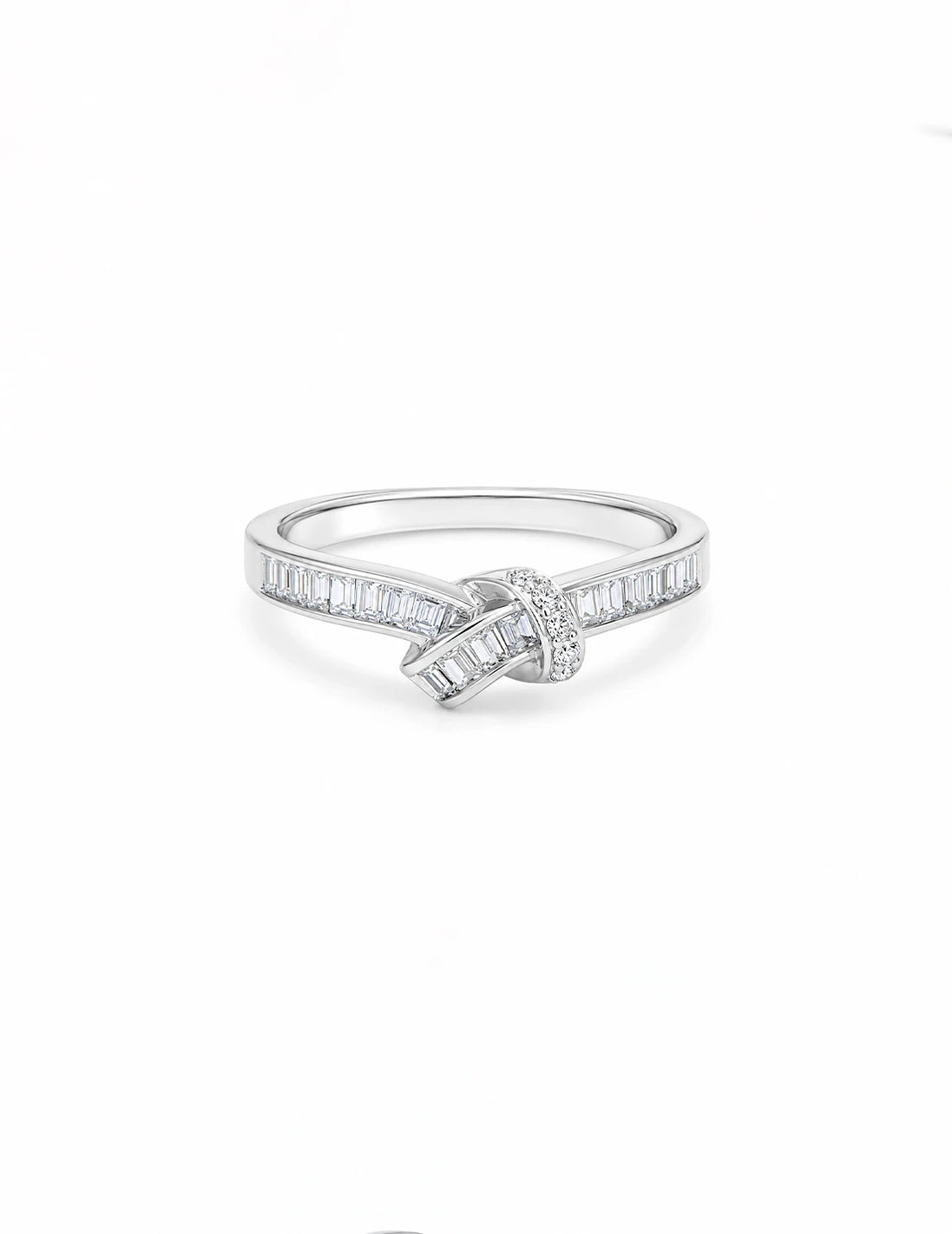 Baguette Knot Ring