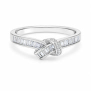 Baguette Knot Ring