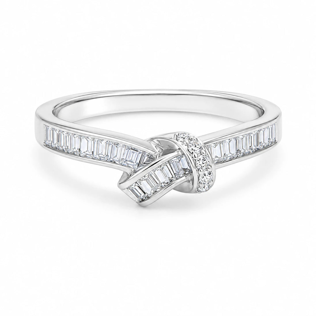 Baguette Knot Ring