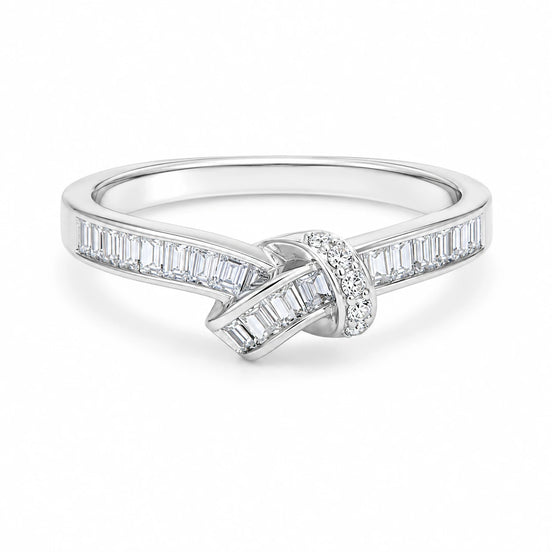Baguette Knot Ring