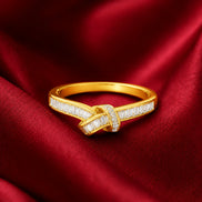 Baguette Knot Ring