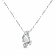 Luna Flutter Butterfly Pendant Necklace