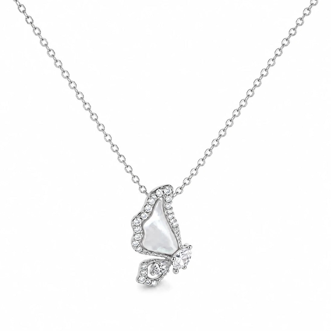 Luna Flutter Butterfly Pendant Necklace