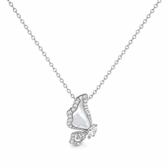 Luna Flutter Butterfly Pendant Necklace