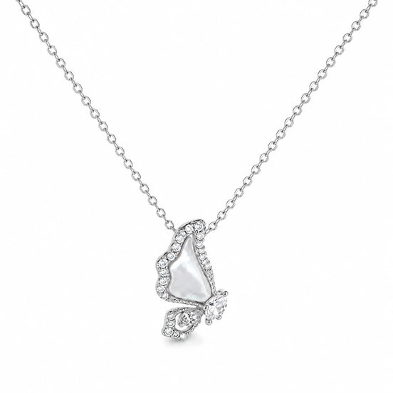 Luna Flutter Butterfly Pendant Necklace