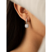 Luna Halo Drop Earrings