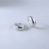 Dome Huggie Hoops