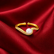 Pearl Wave Ring