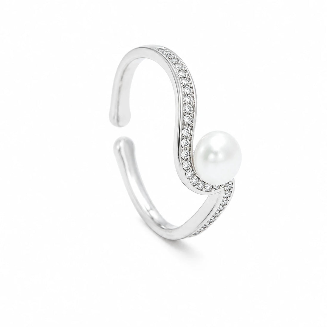 Pearl Wave Ring