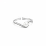 Pearl Wave Ring