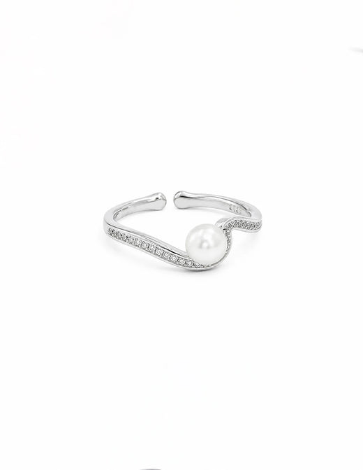 Pearl Wave Ring