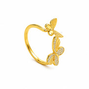 Flutter Butterfly Open Ring