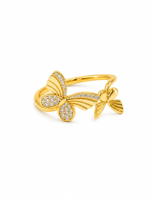 Flutter Butterfly Open Ring