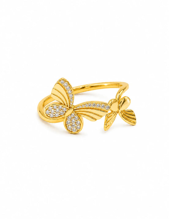 Flutter Butterfly Open Ring