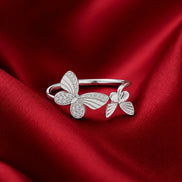 Flutter Butterfly Open Ring