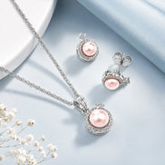 Celestial Blush Pearl Jewelry Set