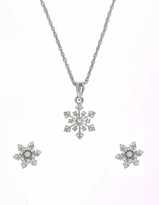 Snowflake Sparkle Jewelry Set