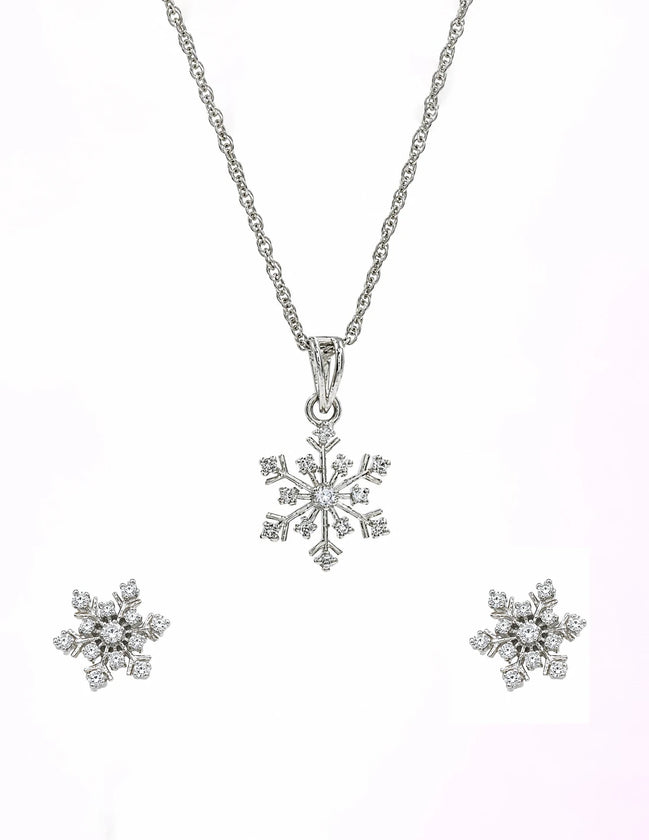 Snowflake Sparkle Jewelry Set