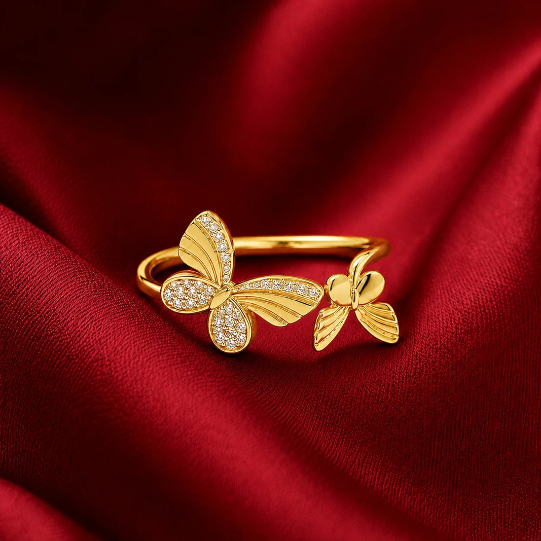 Flutter Butterfly Open Ring