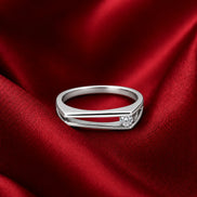 Solitaire Horizon Ring