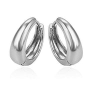 Dome Huggie Hoops