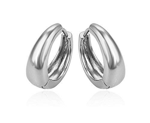 Dome Huggie Hoops