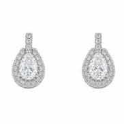 Eternal Teardrop Halo Jewelry Set
