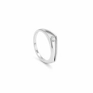 Solitaire Horizon Ring