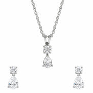 Aurora Duo Drop Jewelry Set