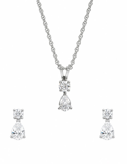 Aurora Duo Drop Jewelry Set