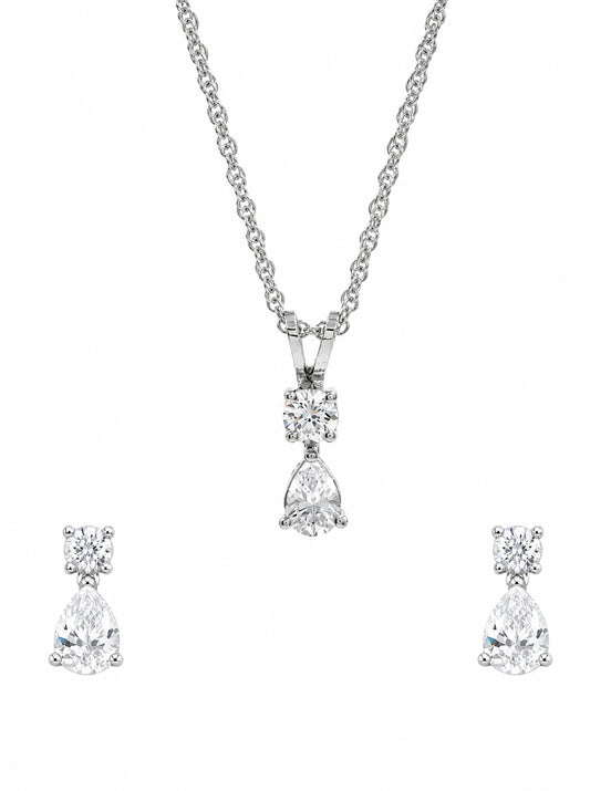 Aurora Duo Drop Jewelry Set