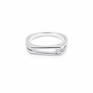 Solitaire Horizon Ring