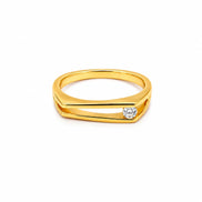Solitaire Horizon Ring
