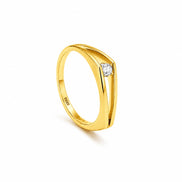 Solitaire Horizon Ring