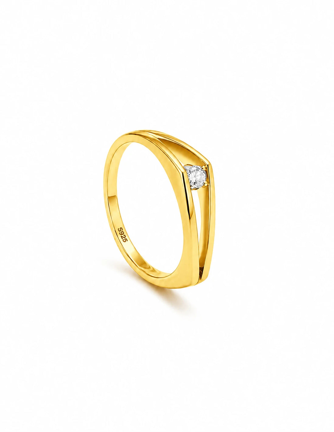 Solitaire Horizon Ring