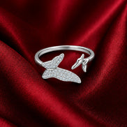 Whale Tail Open Ring