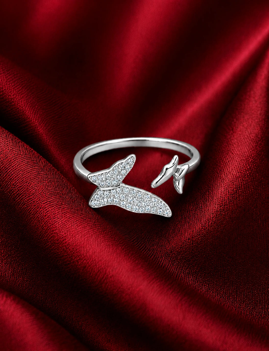 Whale Tail Open Ring