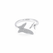 Whale Tail Open Ring